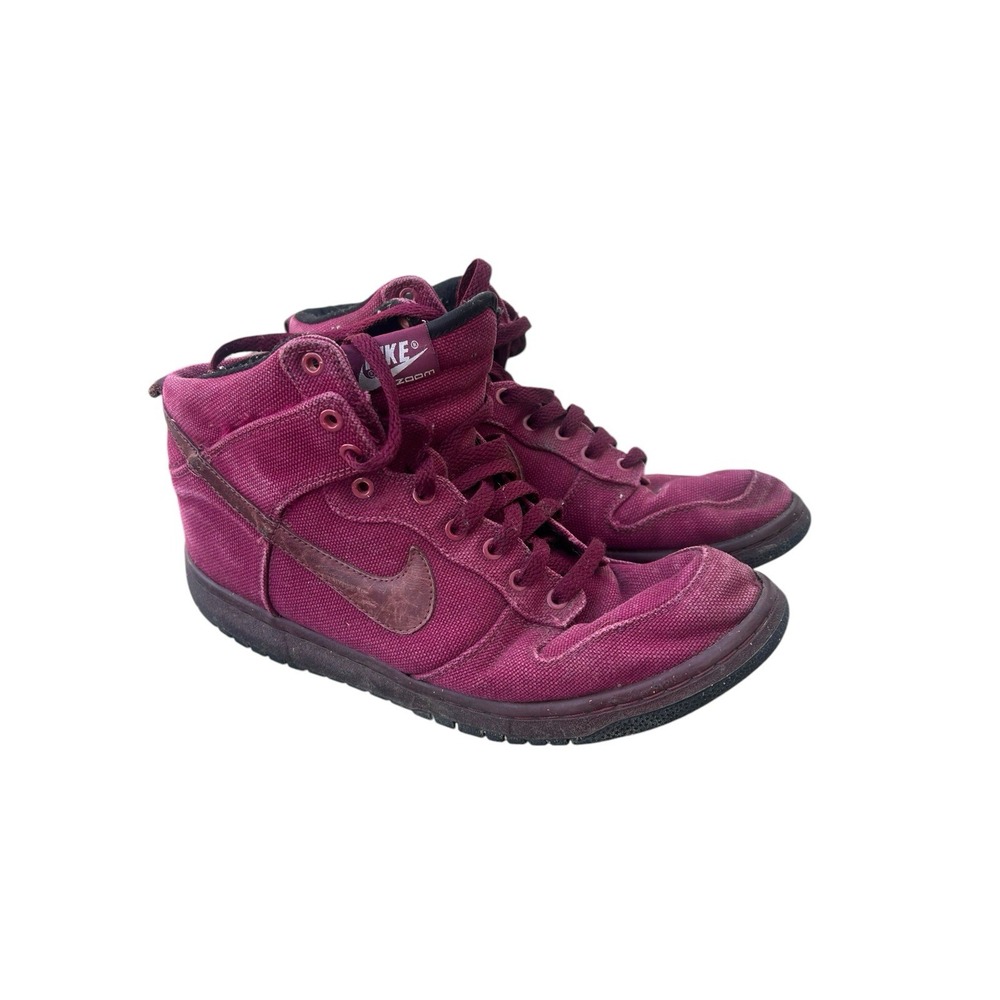 Nike Dunk High Canvas Pack Red Garnet Men's Size 10.5